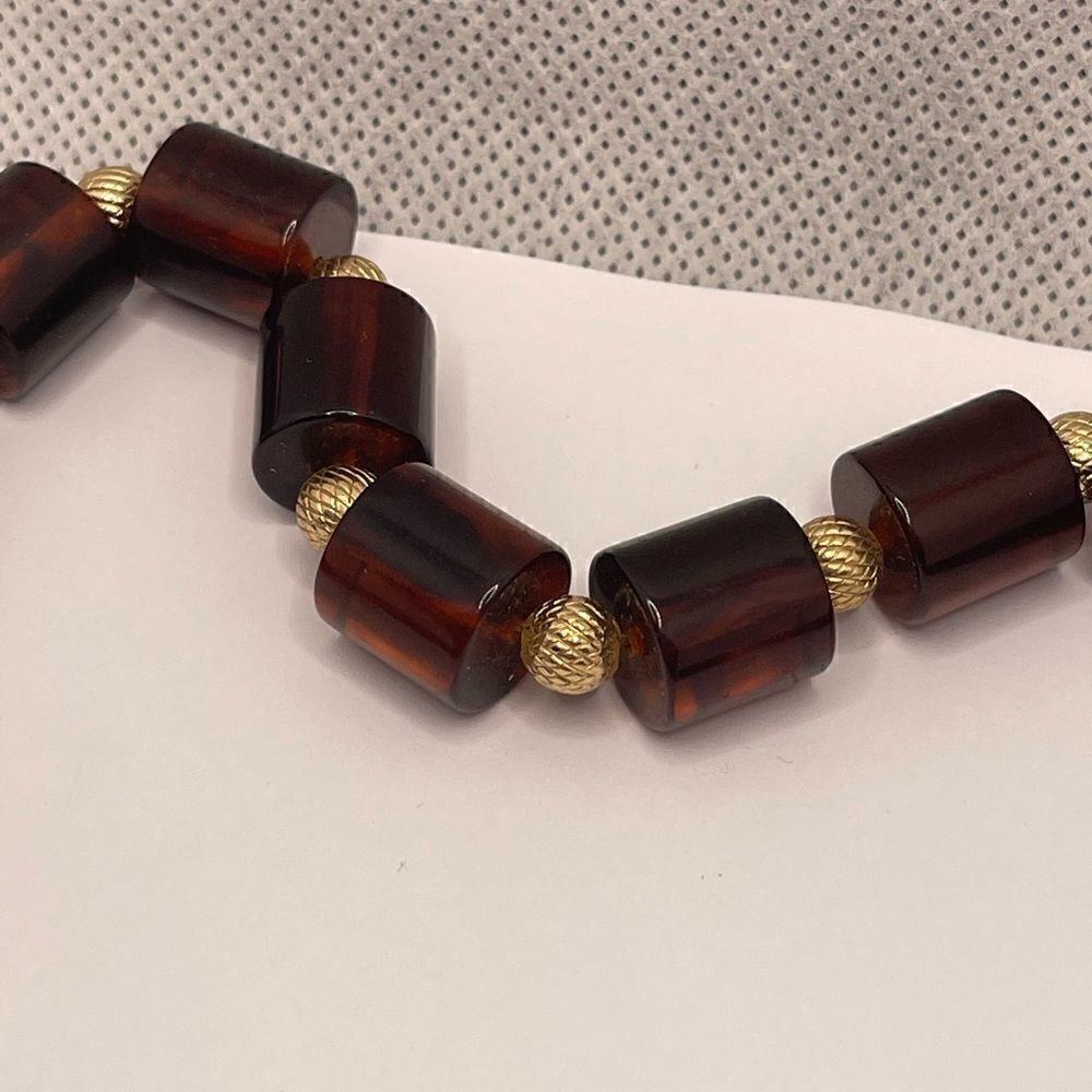 Rare vintage crown  TRIFARI Bakelite choker necklace - Picture 12 of 14